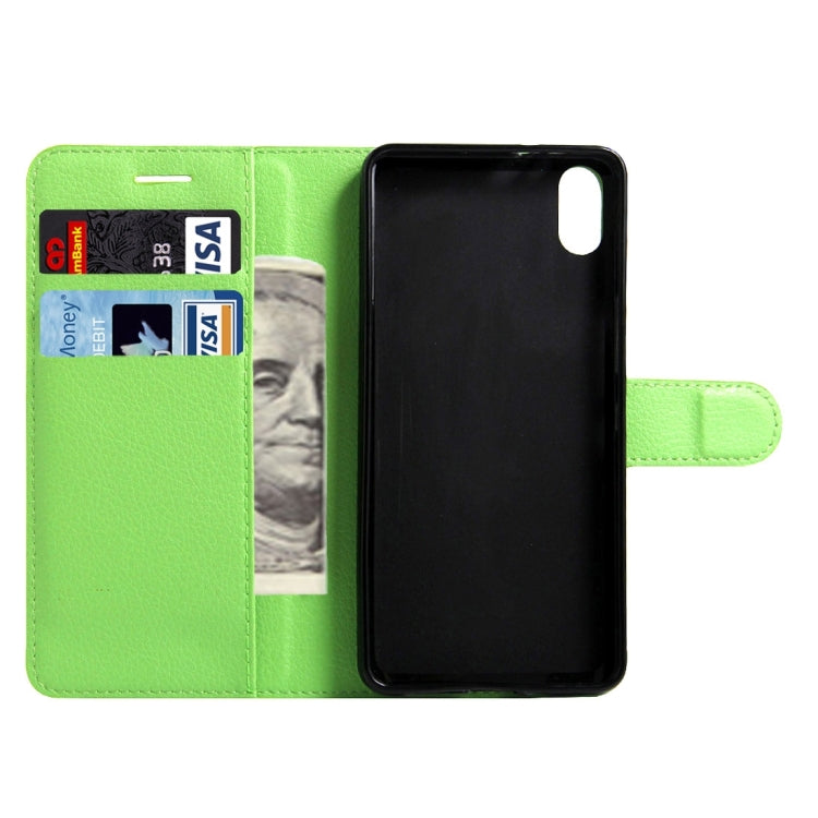 For BQ Aquaris X5 Litchi Texture Horizontal Flip Leather Case with Magnetic Buckle & Holder & Card Slots & Wallet