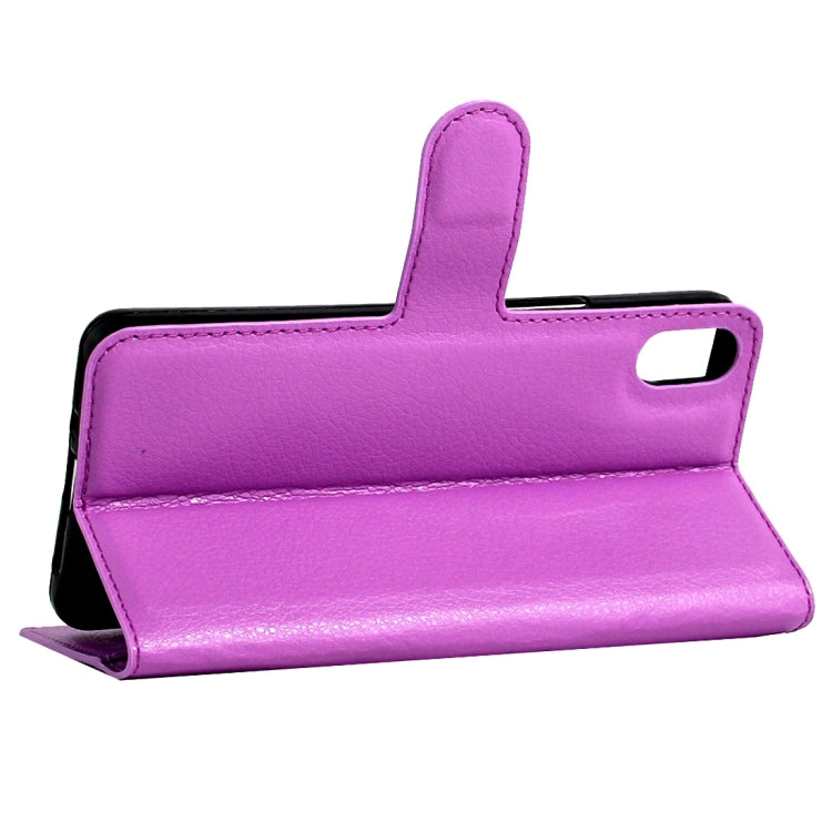 For BQ Aquaris X5 Litchi Texture Horizontal Flip Leather Case with Magnetic Buckle & Holder & Card Slots & Wallet