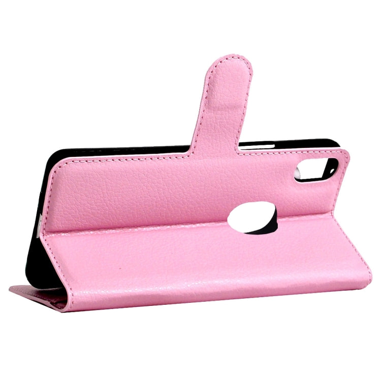 For BQ Aquaris X5 Plus Litchi Texture Horizontal Flip Leather Case with Magnetic Buckle & Holder & Card Slots & Wallet