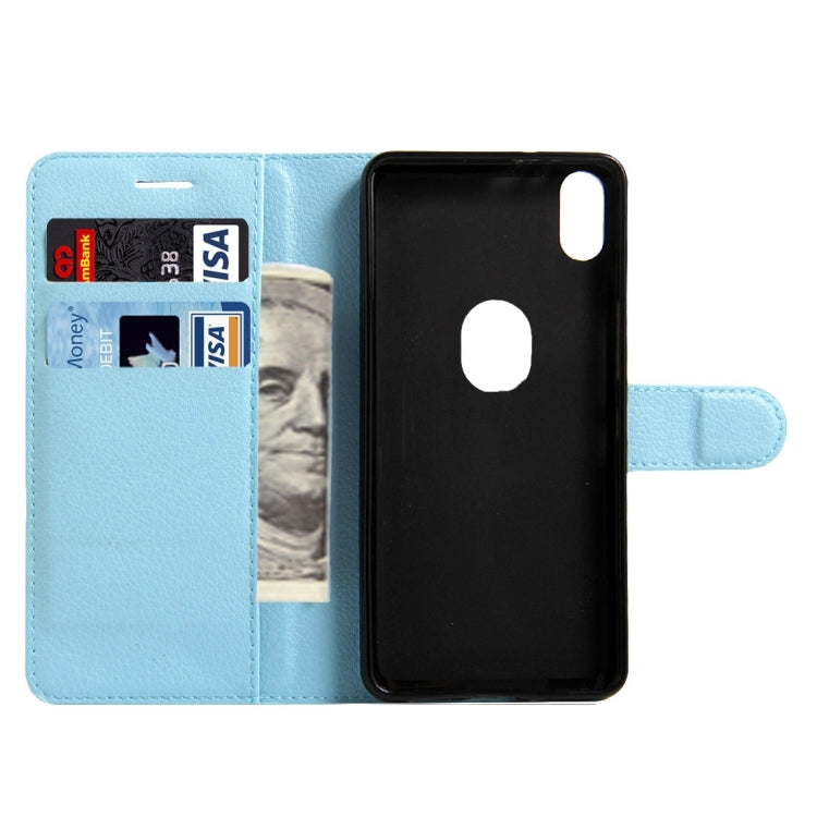 For BQ Aquaris X5 Plus Litchi Texture Horizontal Flip Leather Case with Magnetic Buckle & Holder & Card Slots & Wallet