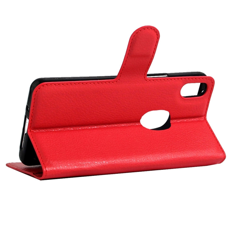 For BQ Aquaris X5 Plus Litchi Texture Horizontal Flip Leather Case with Magnetic Buckle & Holder & Card Slots & Wallet