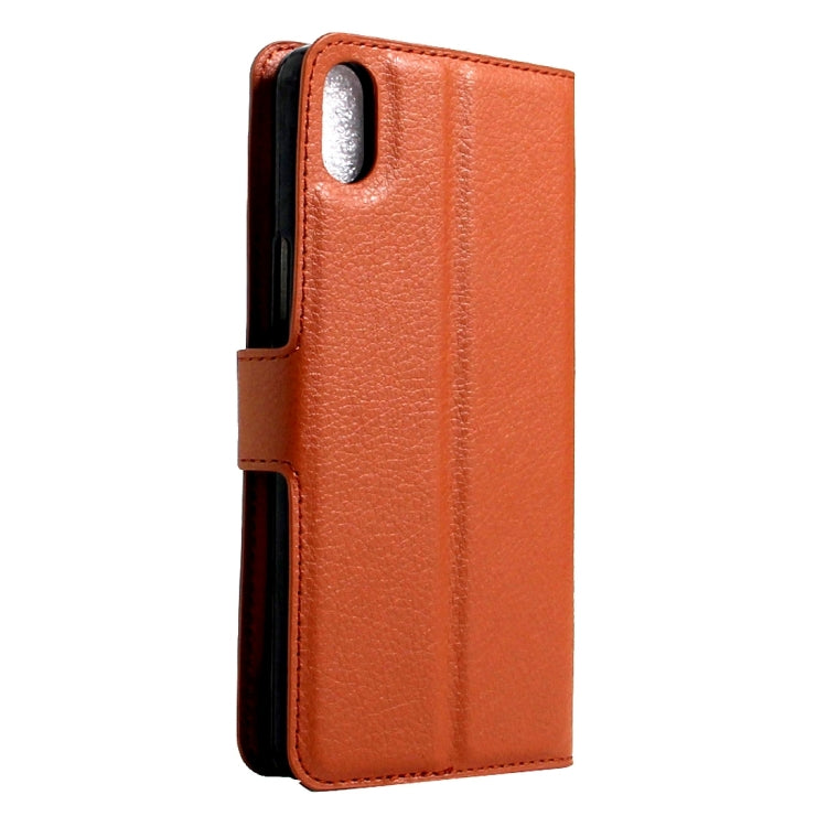 For BQ Aquaris X5 Plus Litchi Texture Horizontal Flip Leather Case with Magnetic Buckle & Holder & Card Slots & Wallet