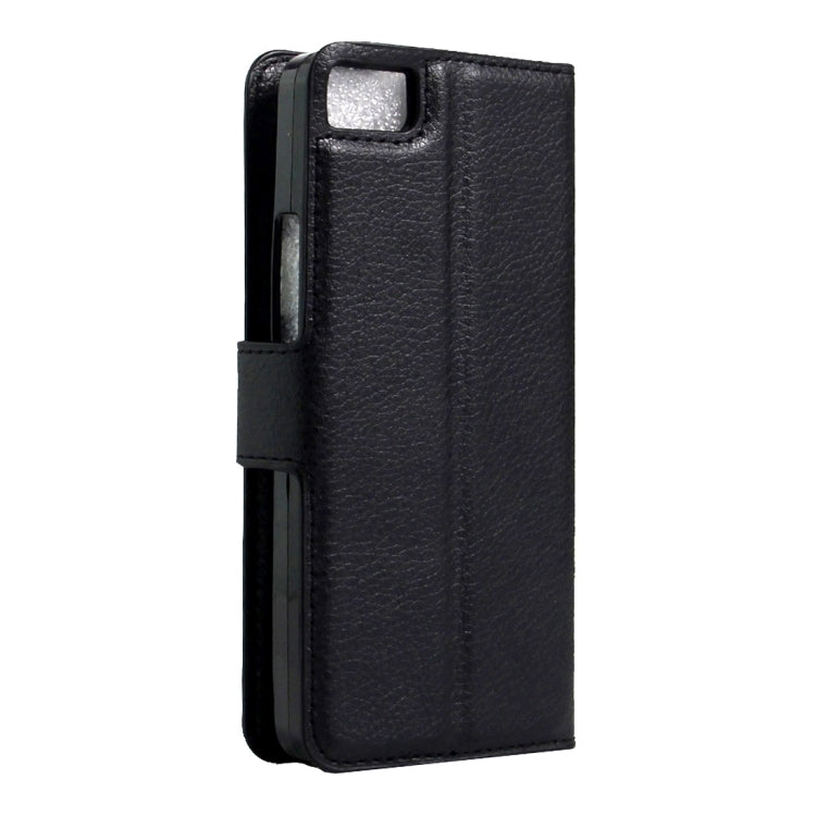 For BQ Aquaris A4.5 Litchi Texture Horizontal Flip Leather Case with Magnetic Buckle & Holder & Card Slots & Wallet