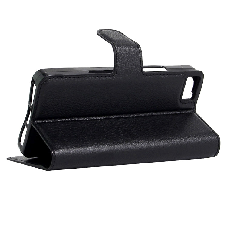 For BQ Aquaris A4.5 Litchi Texture Horizontal Flip Leather Case with Magnetic Buckle & Holder & Card Slots & Wallet