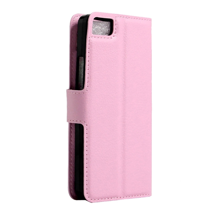 For BQ Aquaris A4.5 Litchi Texture Horizontal Flip Leather Case with Magnetic Buckle & Holder & Card Slots & Wallet