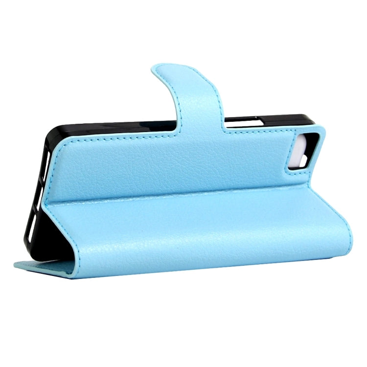 For BQ Aquaris A4.5 Litchi Texture Horizontal Flip Leather Case with Magnetic Buckle & Holder & Card Slots & Wallet