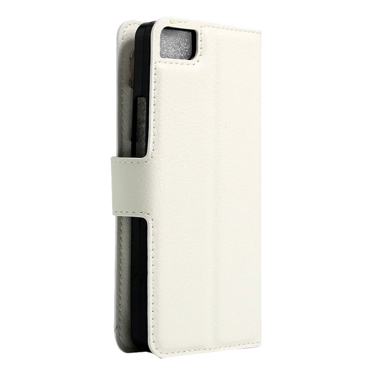 For BQ Aquaris A4.5 Litchi Texture Horizontal Flip Leather Case with Magnetic Buckle & Holder & Card Slots & Wallet