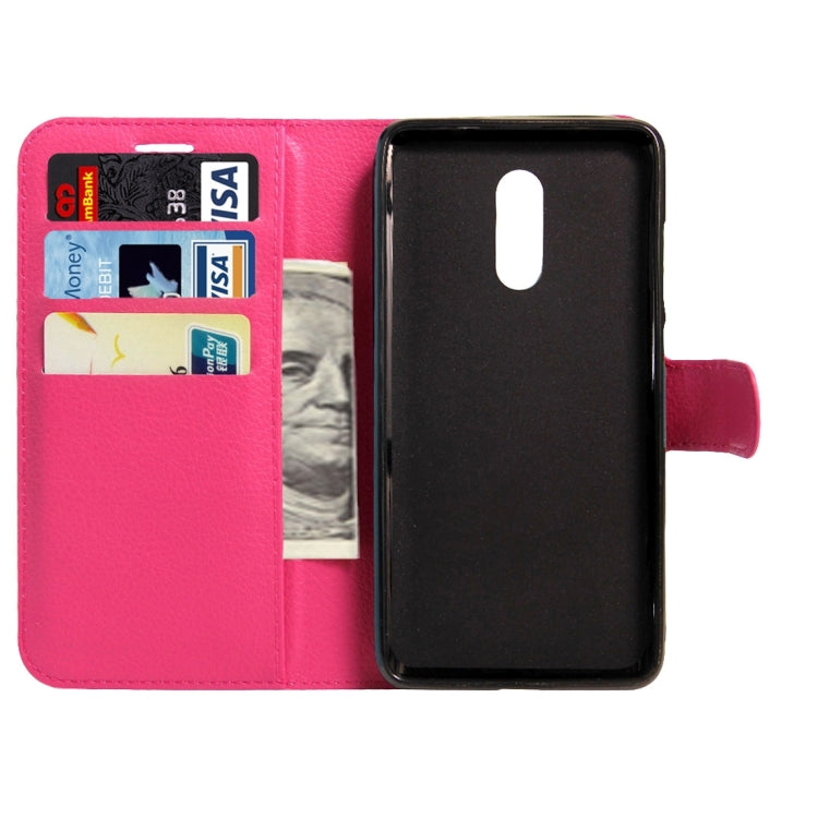 For Xiaomi Redmi Pro Litchi Texture Horizontal Flip Leather Case with Magnetic Buckle & Holder & Card Slots & Wallet