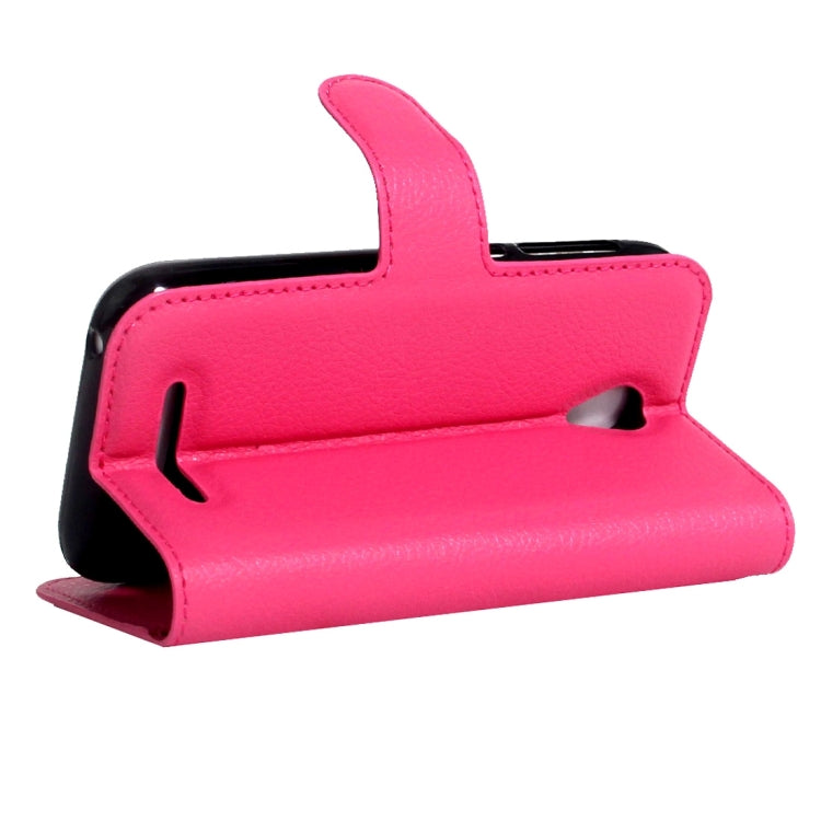 For ZTE Blade A110 & Blade L110 Litchi Texture Horizontal Flip Leather Case with Magnetic Buckle & Holder & Card Slots & Wallet