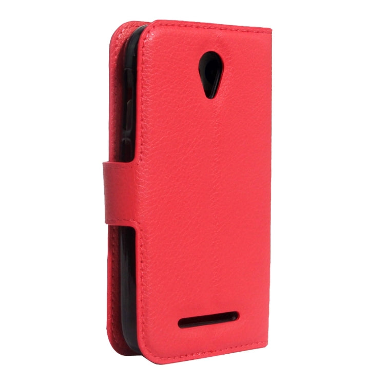 For ZTE Blade A110 & Blade L110 Litchi Texture Horizontal Flip Leather Case with Magnetic Buckle & Holder & Card Slots & Wallet