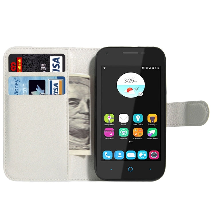 For ZTE Blade A110 & Blade L110 Litchi Texture Horizontal Flip Leather Case with Magnetic Buckle & Holder & Card Slots & Wallet