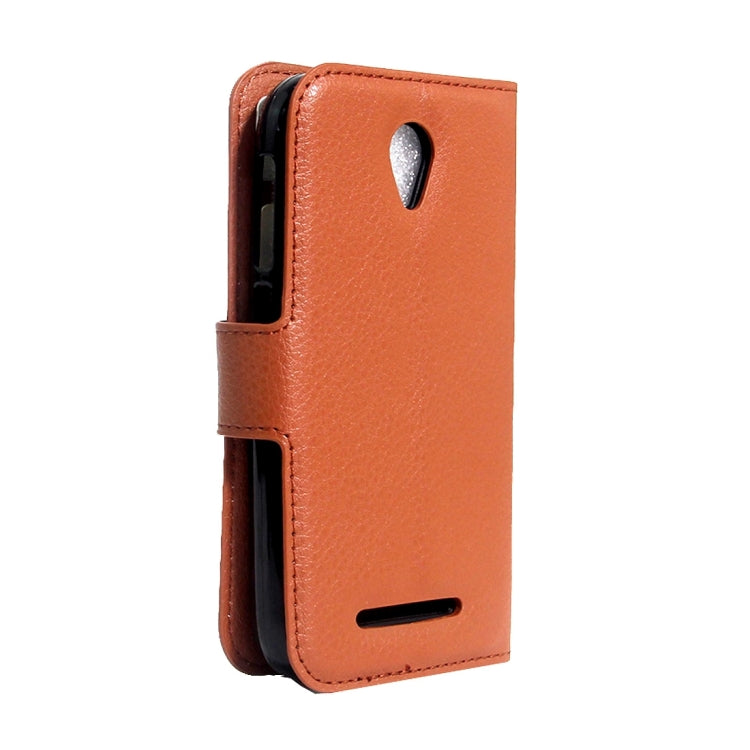 For ZTE Blade A110 & Blade L110 Litchi Texture Horizontal Flip Leather Case with Magnetic Buckle & Holder & Card Slots & Wallet