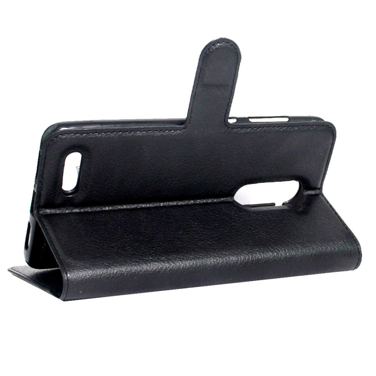 For ZTE Z max Pro Litchi Texture Horizontal Flip Leather Case with Magnetic Buckle & Holder & Card Slots & Wallet