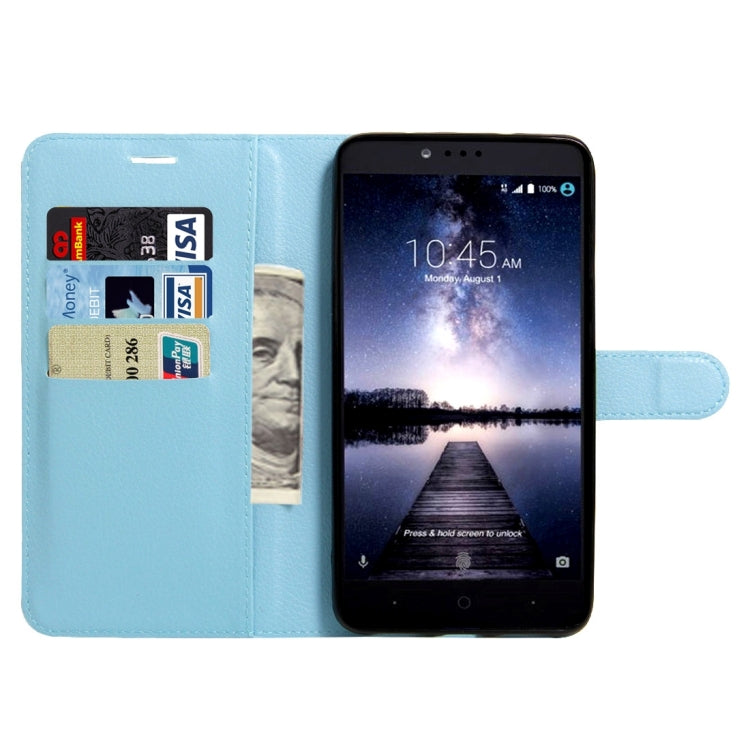 For ZTE Z max Pro Litchi Texture Horizontal Flip Leather Case with Magnetic Buckle & Holder & Card Slots & Wallet
