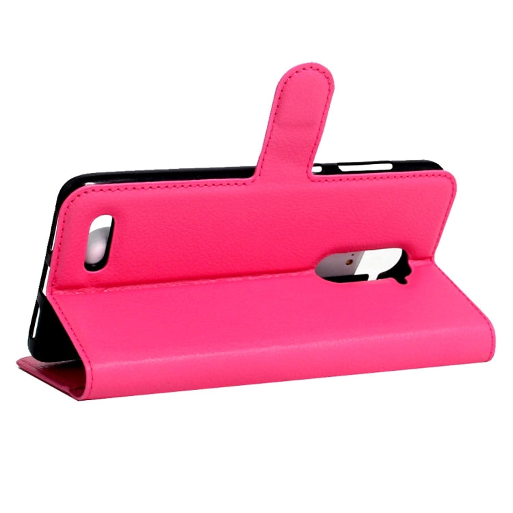 For ZTE Z max Pro Litchi Texture Horizontal Flip Leather Case with Magnetic Buckle & Holder & Card Slots & Wallet