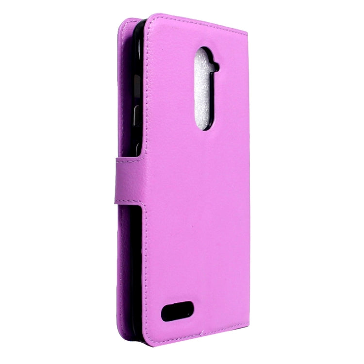 For ZTE Z max Pro Litchi Texture Horizontal Flip Leather Case with Magnetic Buckle & Holder & Card Slots & Wallet