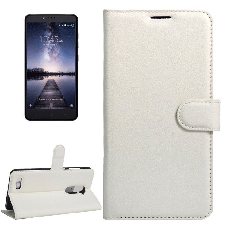 For ZTE Z max Pro Litchi Texture Horizontal Flip Leather Case with Magnetic Buckle & Holder & Card Slots & Wallet