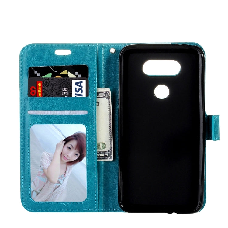 For LG G5 Crazy Horse Texture Horizontal Flip Leather Case with Magnetic Buckle & Holder & Card Slots & Wallet & Photo Frame