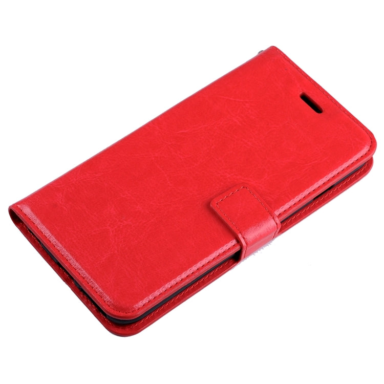 For LG K10 Crazy Horse Texture Horizontal Flip Leather Case with Magnetic Buckle & Holder & Card Slots & Wallet & Photo Frame