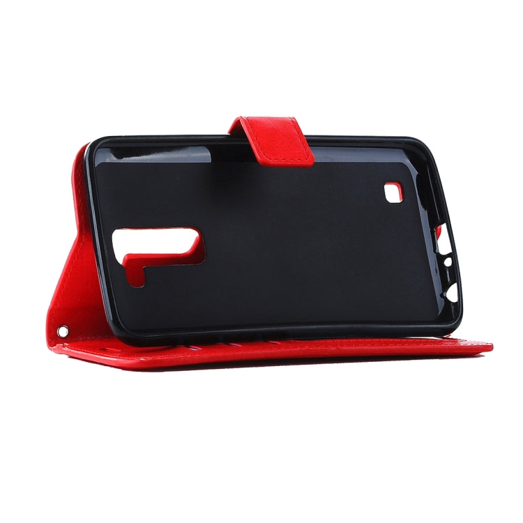 For LG K10 Crazy Horse Texture Horizontal Flip Leather Case with Magnetic Buckle & Holder & Card Slots & Wallet & Photo Frame