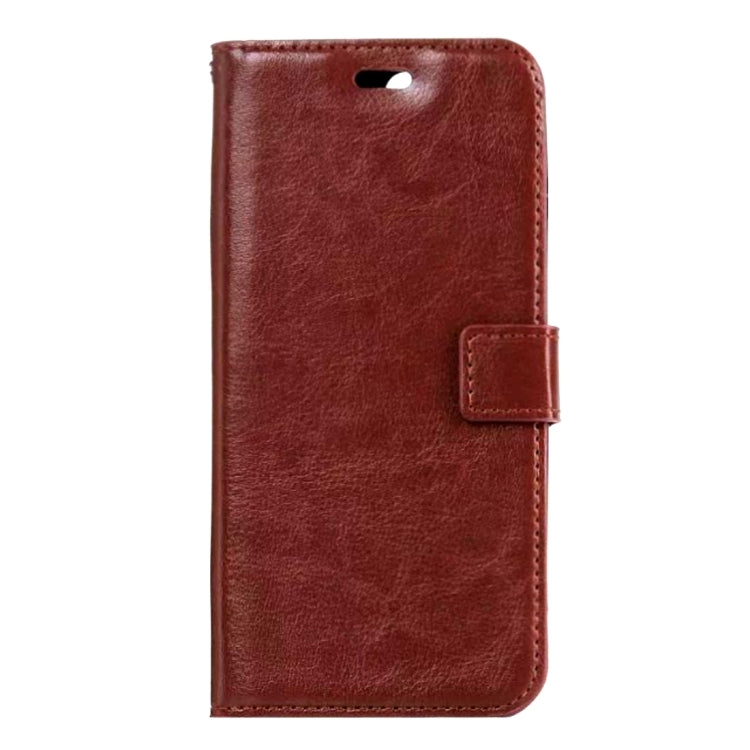 For LG K10 Crazy Horse Texture Horizontal Flip Leather Case with Magnetic Buckle & Holder & Card Slots & Wallet & Photo Frame
