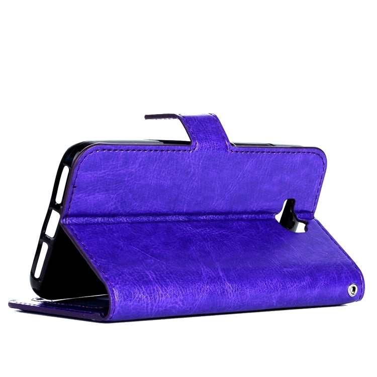 For Huawei Y6 Pro Crazy Horse Texture Horizontal Flip Leather Case with Magnetic Buckle & Holder & Card Slots & Wallet & Photo Frame