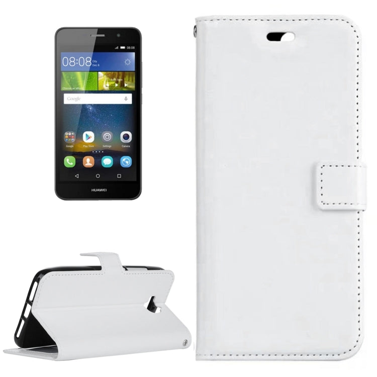 For Huawei Y6 Pro Crazy Horse Texture Horizontal Flip Leather Case with Magnetic Buckle & Holder & Card Slots & Wallet & Photo Frame