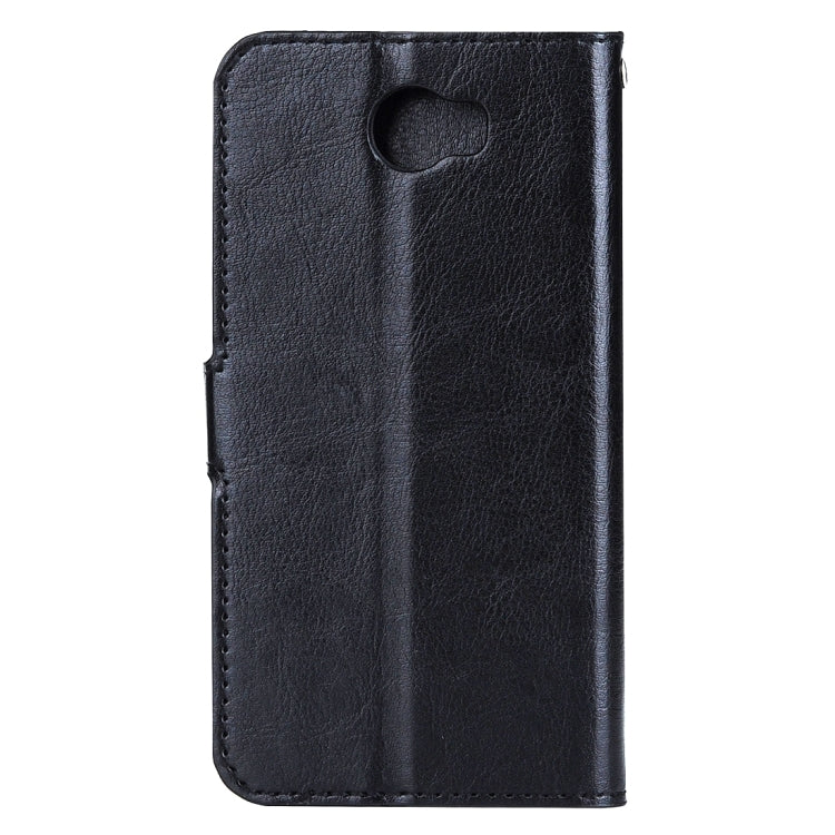 For Huawei Y5 II Crazy Horse Texture Horizontal Flip Leather Case with Magnetic Buckle & Holder & Card Slots & Wallet & Photo Frame