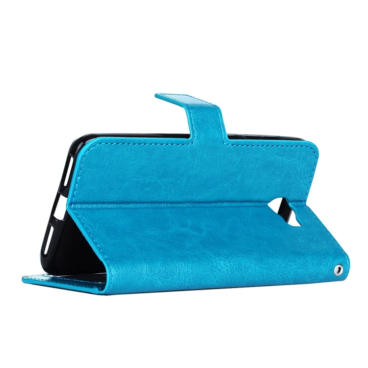 For Huawei Y5 II Crazy Horse Texture Horizontal Flip Leather Case with Magnetic Buckle & Holder & Card Slots & Wallet & Photo Frame