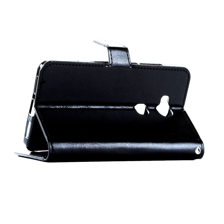 For Huawei Honor 5X Crazy Horse Texture Horizontal Flip Leather Case with Magnetic Buckle & Holder & Card Slots & Wallet & Photo Frame