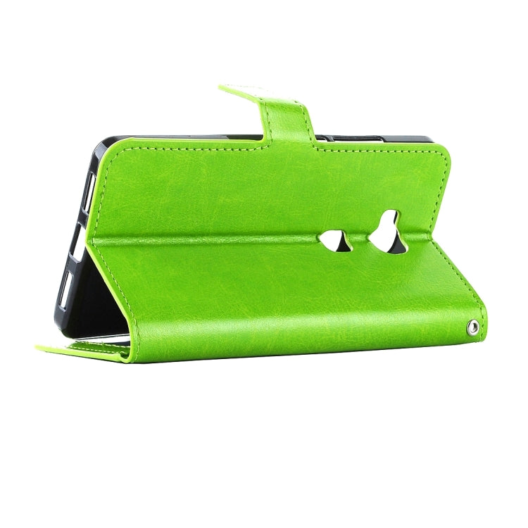 For Huawei Honor 5X Crazy Horse Texture Horizontal Flip Leather Case with Magnetic Buckle & Holder & Card Slots & Wallet & Photo Frame