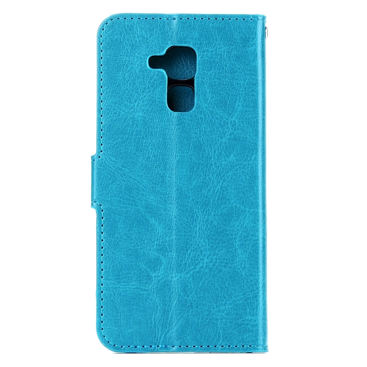 For Huawei Honor 5c Crazy Horse Texture Horizontal Flip Leather Case with Magnetic Buckle & Holder & Card Slots & Wallet & Photo Frame
