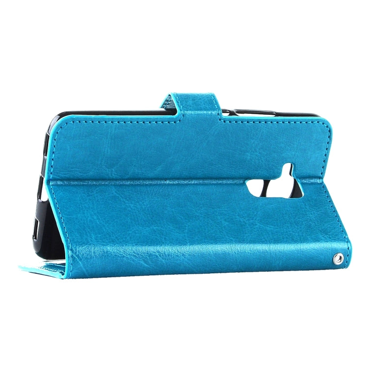 For Huawei Honor 5c Crazy Horse Texture Horizontal Flip Leather Case with Magnetic Buckle & Holder & Card Slots & Wallet & Photo Frame