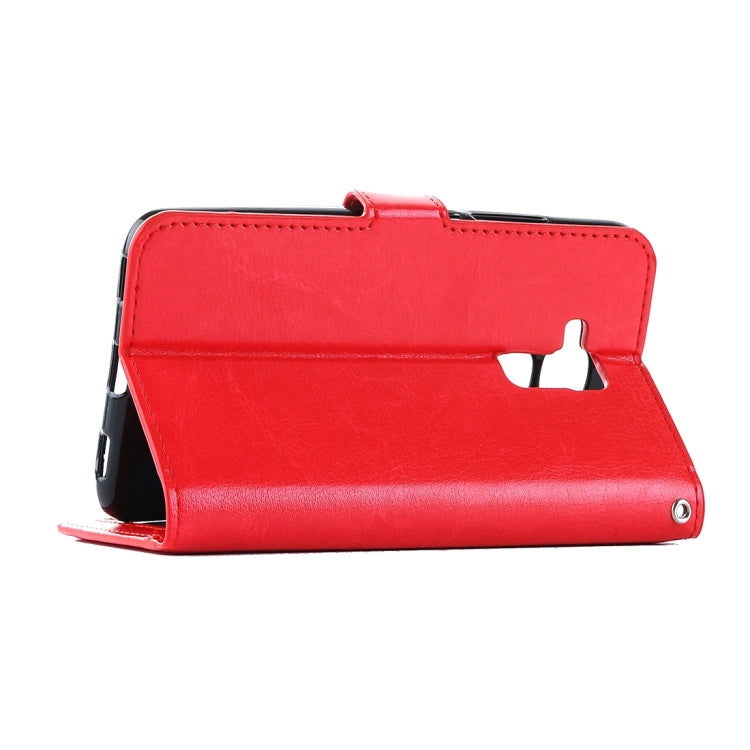 For Huawei Honor 5c Crazy Horse Texture Horizontal Flip Leather Case with Magnetic Buckle & Holder & Card Slots & Wallet & Photo Frame