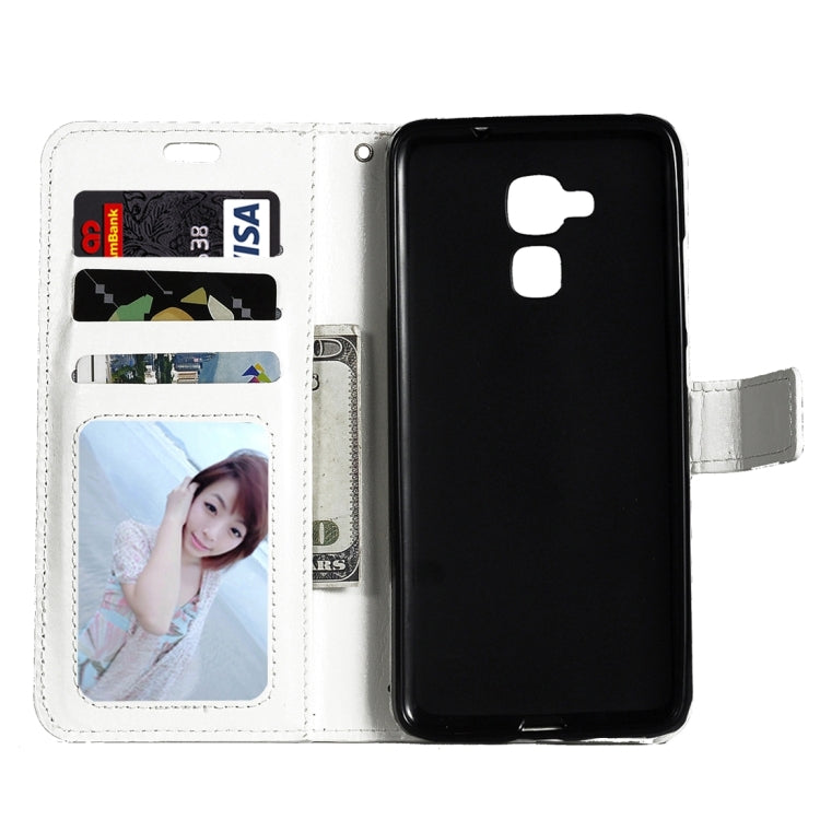 For Huawei Honor 5c Crazy Horse Texture Horizontal Flip Leather Case with Magnetic Buckle & Holder & Card Slots & Wallet & Photo Frame