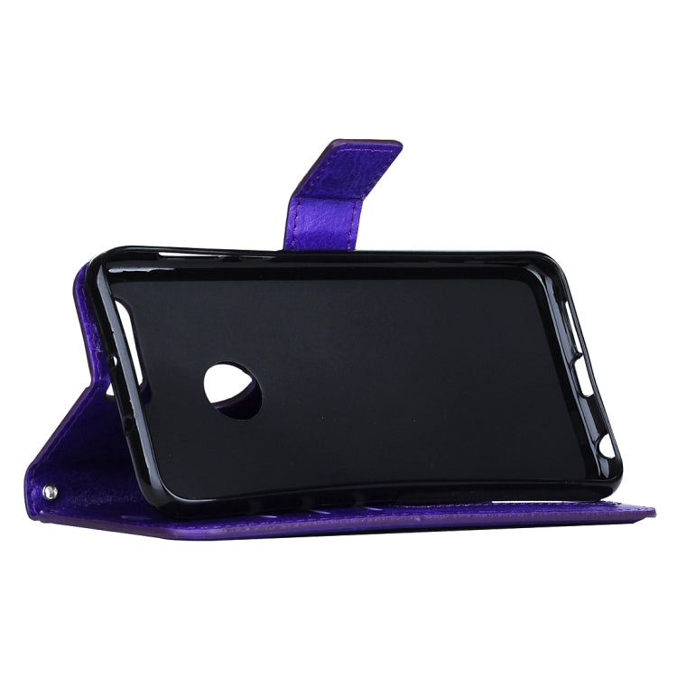 For Huawei Honor 8 Crazy Horse Texture Horizontal Flip Leather Case with Magnetic Buckle & Holder & Card Slots & Wallet & Photo Frame