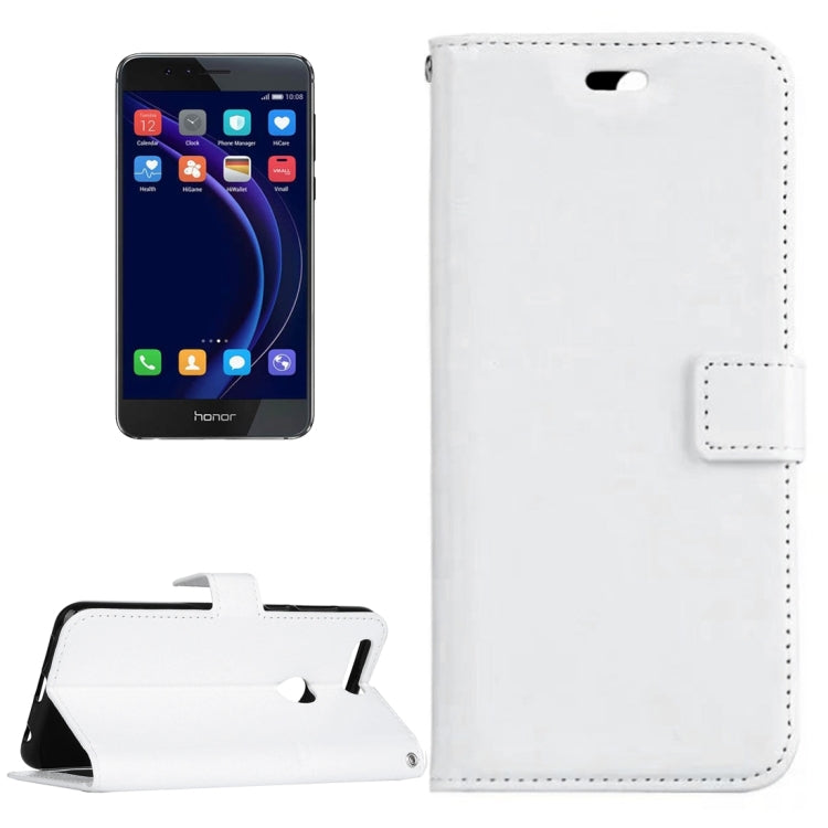 For Huawei Honor 8 Crazy Horse Texture Horizontal Flip Leather Case with Magnetic Buckle & Holder & Card Slots & Wallet & Photo Frame