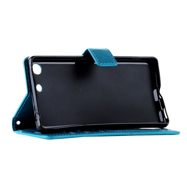 For Sony Xperia M5 Crazy Horse Texture Horizontal Flip Leather Case with Magnetic Buckle & Holder & Card Slots & Wallet & Photo Frame