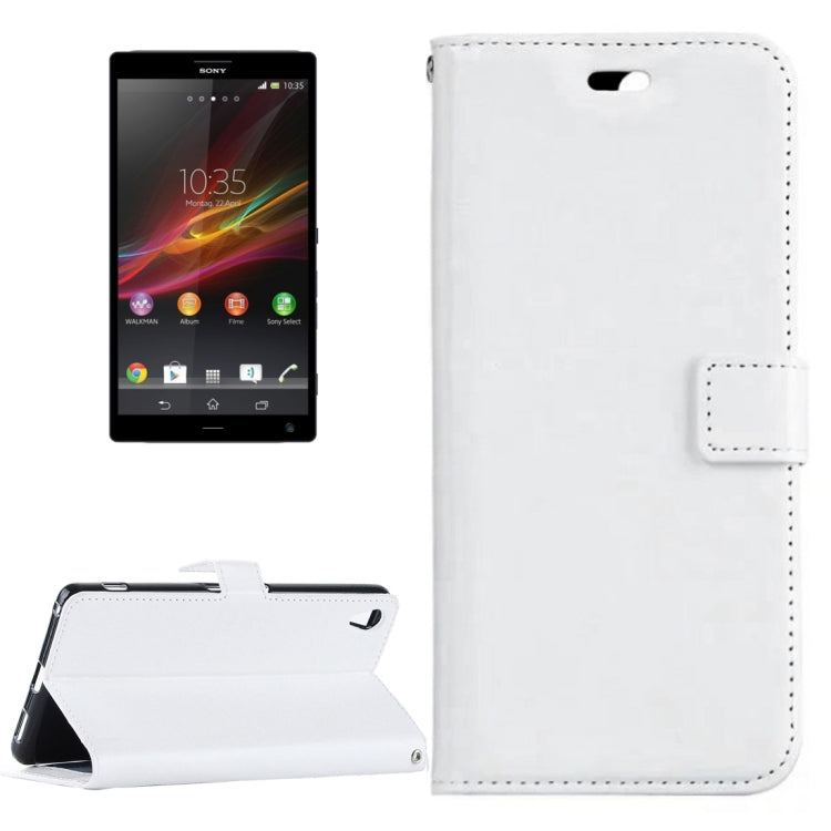 For Sony Xperia X Crazy Horse Texture Horizontal Flip Leather Case with Magnetic Buckle & Holder & Card Slots & Wallet & Photo Frame