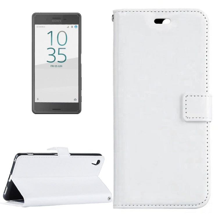 For Sony Xperia X Performance Crazy Horse Texture Horizontal Flip Leather Case with Magnetic Buckle & Holder & Card Slots & Wallet & Photo Frame
