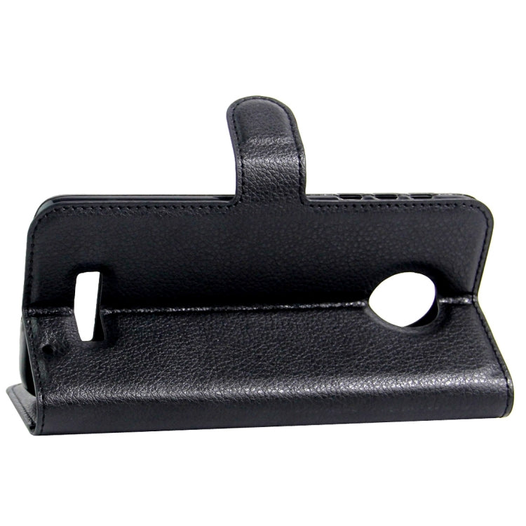 For Motorola Moto Z Play Litchi Texture Horizontal Flip Leather Case with Magnetic Buckle & Holder & Card Slots & Wallet