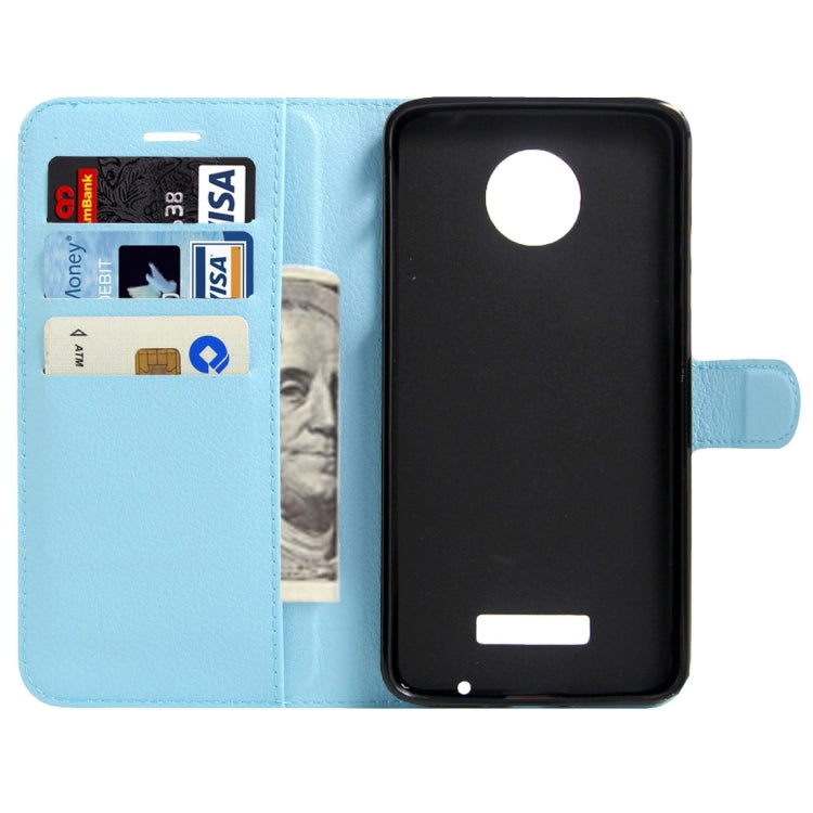 For Motorola Moto Z Play Litchi Texture Horizontal Flip Leather Case with Magnetic Buckle & Holder & Card Slots & Wallet