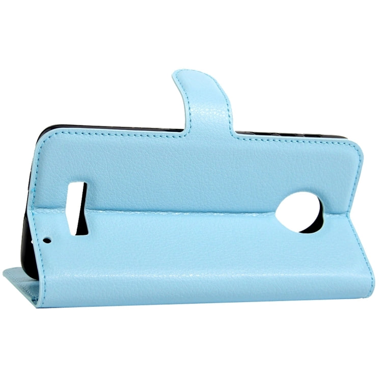 For Motorola Moto Z Play Litchi Texture Horizontal Flip Leather Case with Magnetic Buckle & Holder & Card Slots & Wallet
