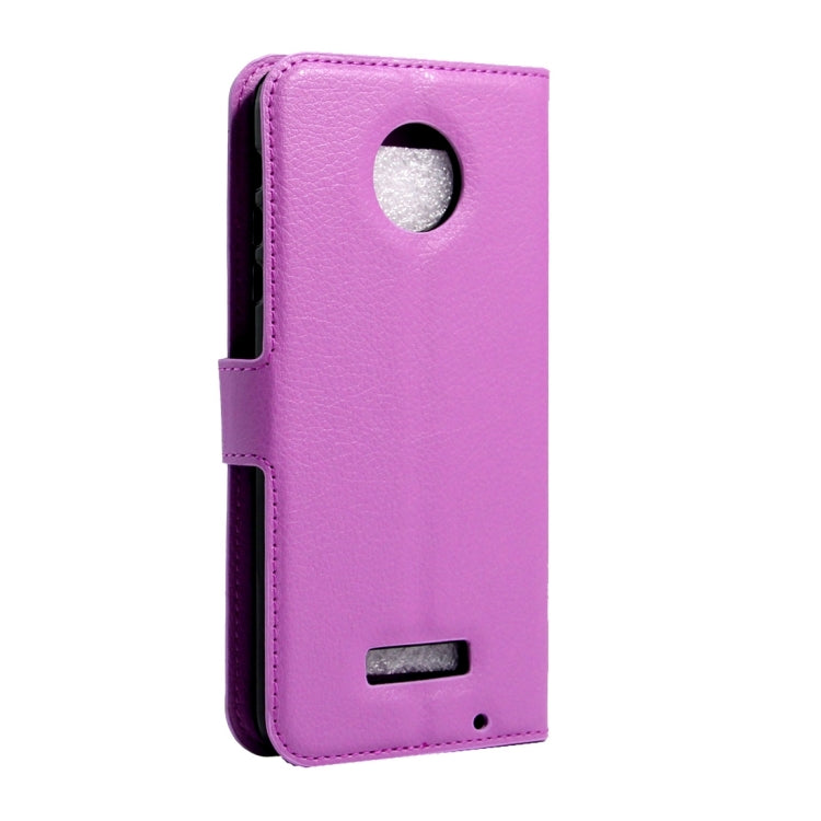 For Motorola Moto Z Play Litchi Texture Horizontal Flip Leather Case with Magnetic Buckle & Holder & Card Slots & Wallet