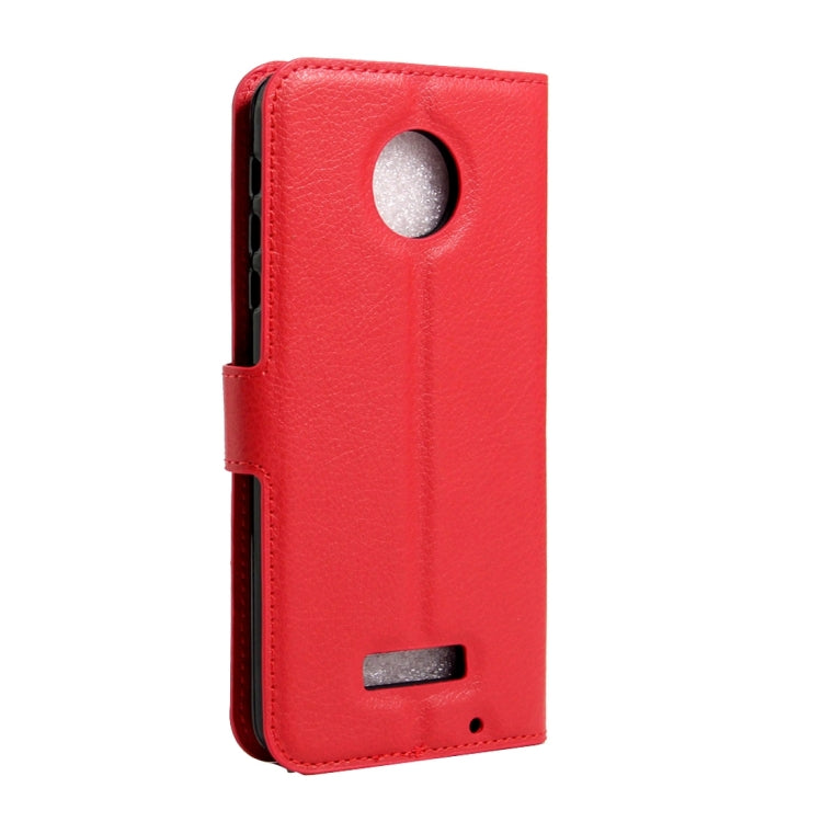 For Motorola Moto Z Play Litchi Texture Horizontal Flip Leather Case with Magnetic Buckle & Holder & Card Slots & Wallet