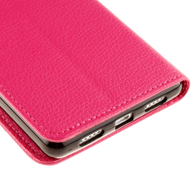 For Huawei P9 Lite Litchi Texture Horizontal Flip Leather Case with Magnetic Buckle & Holder & Card Slots & Wallet & Photo Frame & Lanyard