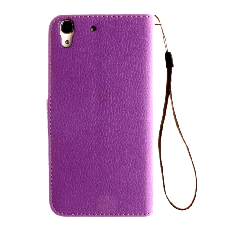 For Huawei Honor 4A & Y6 Litchi Texture Horizontal Flip Leather Case with Magnetic Buckle & Holder & Card Slots & Wallet & Photo Frame & Lanyard