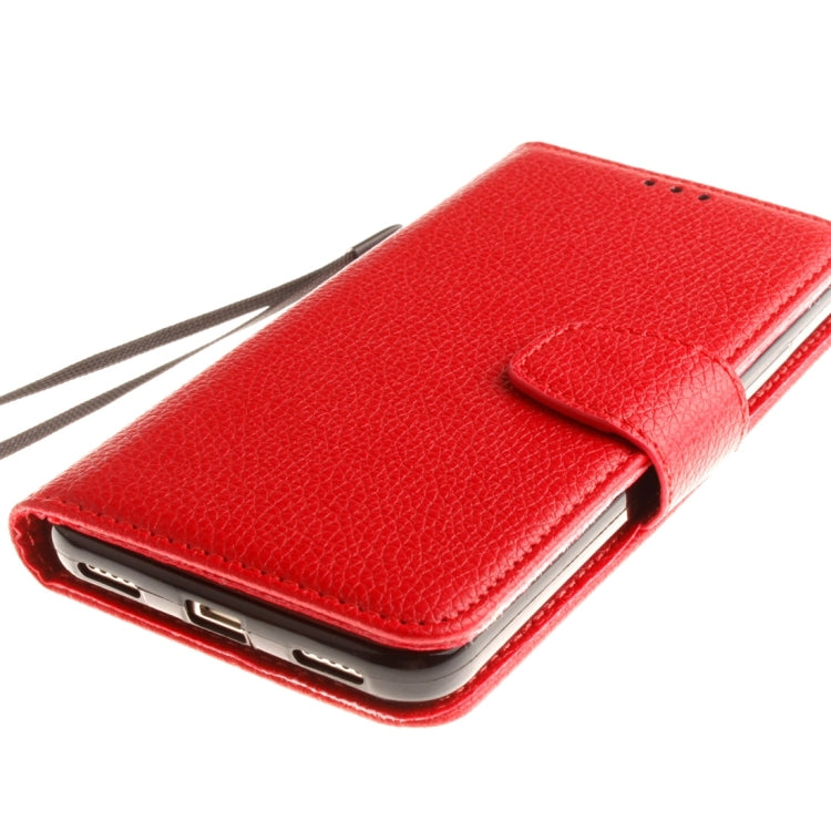 For Huawei Honor 4A & Y6 Litchi Texture Horizontal Flip Leather Case with Magnetic Buckle & Holder & Card Slots & Wallet & Photo Frame & Lanyard