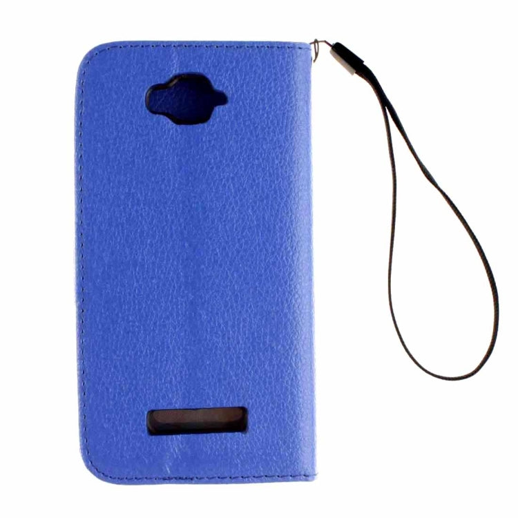 For Alcatel One Touch Pop C7 Litchi Texture Horizontal Flip Leather Case with Magnetic Buckle & Holder & Card Slots & Wallet & Photo Frame & Lanyard