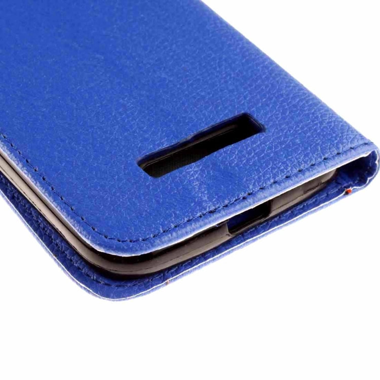 For Alcatel One Touch Pop C7 Litchi Texture Horizontal Flip Leather Case with Magnetic Buckle & Holder & Card Slots & Wallet & Photo Frame & Lanyard
